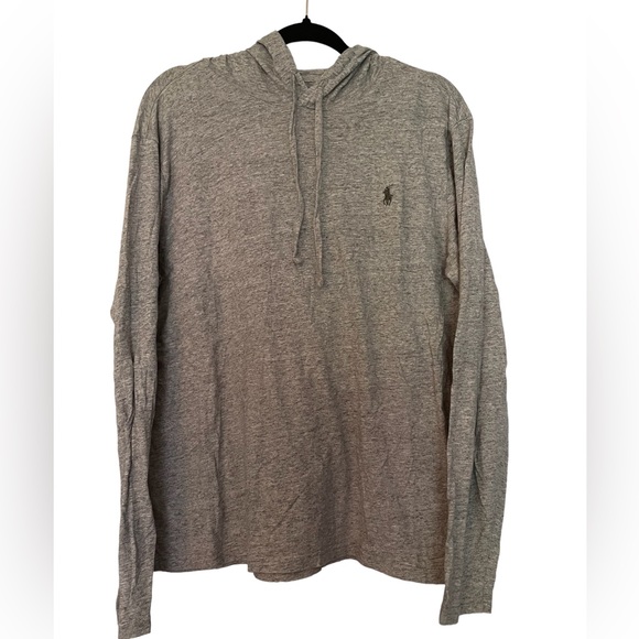 POLO by Ralph Lauren Long Sleeve Jersey Knit Pullover Hoodie Size L - Picture 5 of 8